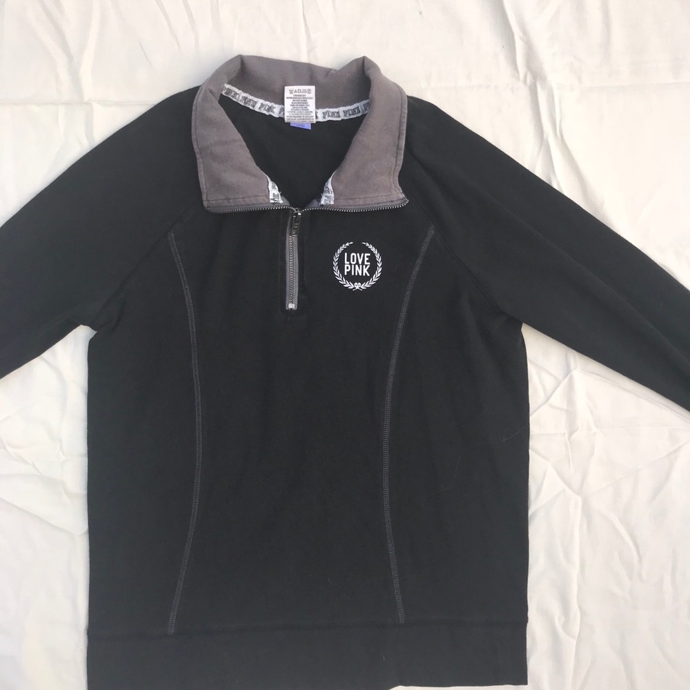 Black Victoria’s Secret PINK Half Zip